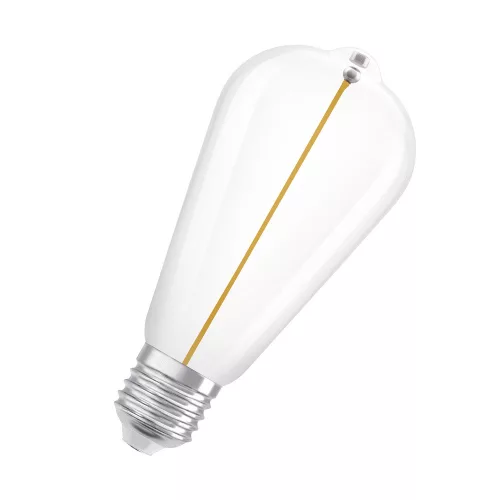 Dekoratív LED izzó ST64 gömb alakú E27 2.2W = 16W 150lm 2700K Meleg 320° Izzószál Vintage 1906 Osram