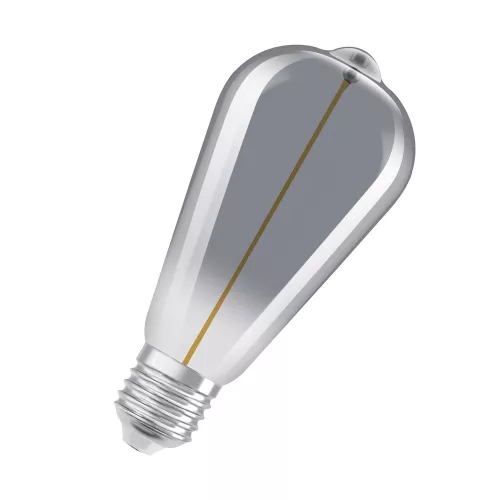 Dekoratív LED izzó ST64 gömb alakú E27 2.2W = 6W 60lm 1800K Meleg 320° Füstölt Izzószál Vintage 1906 Osram