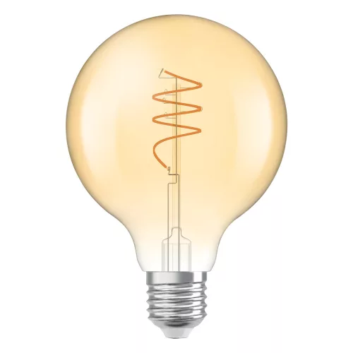 LED dekoratív izzó G95 gömb alakú E27 3,4 W = 40 W 470 lm 2700 K Meleg 300° Vintage 1906 Osram