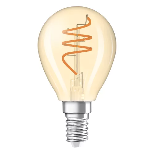 LED dekoratív izzó P46 gömb E14 4.9W = 40W 470lm 2200K Meleg CRI90 300° Vintage 1906 Osram