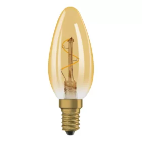   LED izzó B35 Vintage E14 1.8W 30lm 2200K Meleg 320° Borostyánszínű Izzószál Vintage 1906 Osram