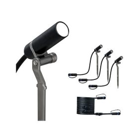   PLANTINI Plug & Shine LED lámpa 3x1,4W 24V 3000K IP65 Antracit Paulmann