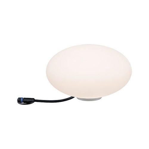 Kültéri kerti lámpa Plug & Shine Stone LED 2.8W 24V IP67 3000K ovális 28cm fehér Paulmann