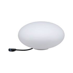   Kültéri kerti lámpa Plug & Shine Stone LED 2.8W 24V IP67 3000K ovális 35cm fehér Paulmann