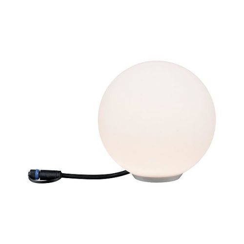 Kültéri kerti lámpa Plug & Shine Globe LED 2.8W 24V IP67 3000K gömb 20cm fehér Paulmann