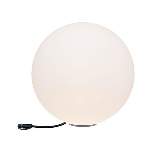 Kültéri kerti lámpa Plug & Shine Globe LED 2.8W 24V IP67 3000K gömb 40cm fehér Paulmann