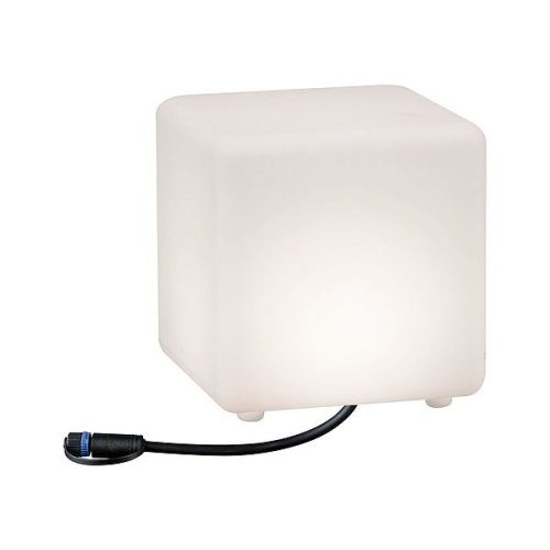 Izzó Plug & Shine Cube LED 2.8W 24V IP67 3000K Cube 20cm Fehér Paulmann
