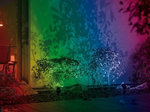 PIKE Plug & Shine LED lámpa 3x4,5W 24V IP44 RGBW ZigBee Antracit Paulmann