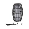 Izzó Plug & Shine LED 7.8W 24V IP44 3000K Rattan Black Paulmann