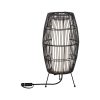 Izzó Plug & Shine LED 7.8W 24V IP44 3000K Rattan Black Paulmann