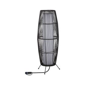   Izzó Plug & Shine LED 8W 24V IP44 3000K Rattan Black Paulmann