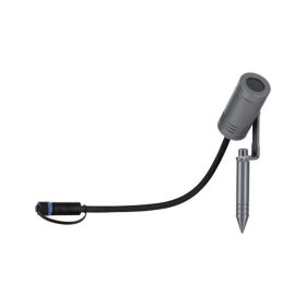   Kültéri kerti lámpa kültéri Plug & Shine Spot LED 7W 24V IP65 3000K Spotlámpa süllyesztett szürke Paulmann