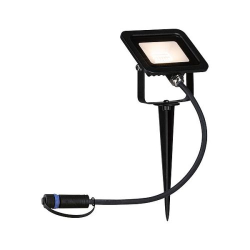 Kültéri kerti lampa Plug & Shine FLOOD Spot LED 6.8W 24V IP65 3000K Spotlámpa süllyesztett fekete Paulmann