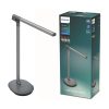 LED asztali lámpa SWORD 12W CCT szabályozható szürke PHILIPS
