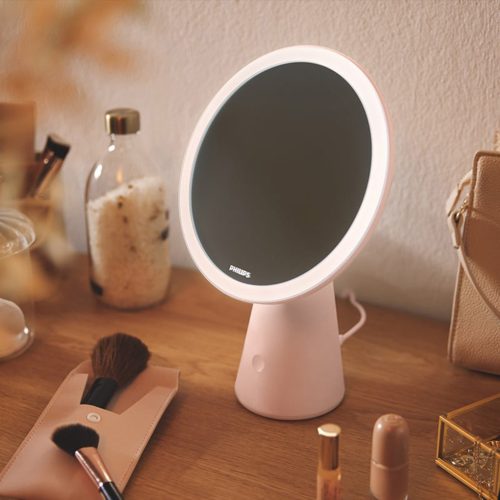 LED tükör asztali lámpa 4,5 W CCT fényerőszabályzó USB rózsaszín PHILIPS
