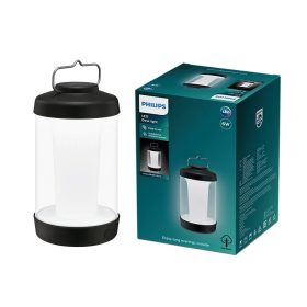   LED asztali lámpa CICERO 6W 5000K szabályozható USB hordozható fekete PHILIPS