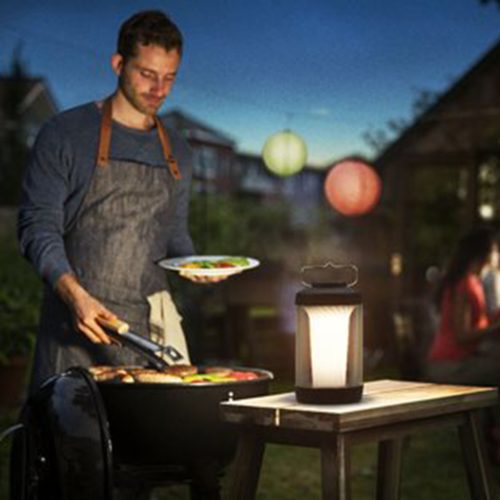 LED asztali lámpa CICERO 6W 5000K szabályozható USB hordozható fekete PHILIPS