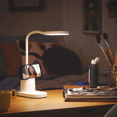 LED BUCKET asztali lámpa 7W CCT szabályozható USB fehér PHILIPS