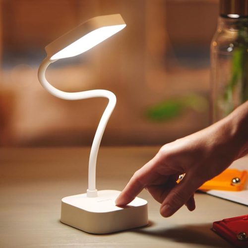 LED asztali lámpa ROCK 5W 5000K szabályozható USB fehér PHILIPS