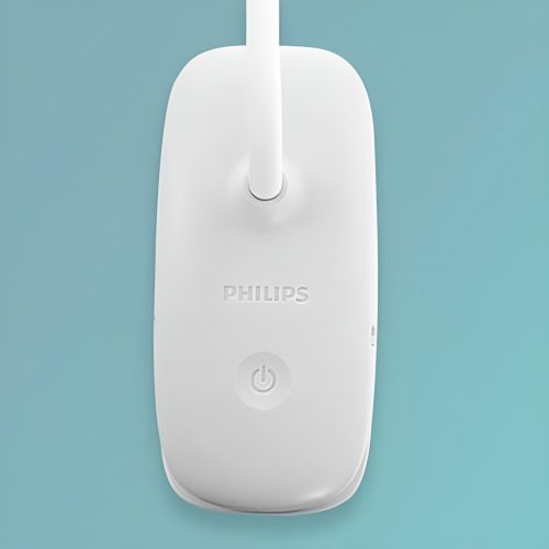 LED asztali lámpa DONUTCLIP 3W 4000K szabályozható USB fehér bilinccsel PHILIPS