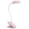 LED asztali lámpa DONUTCLIP 3W 4000K fényerő-szabályozható USB rózsaszín bilinccsel PHILIPS