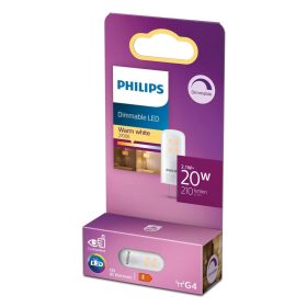   LED izzó G4 KAPSZULA 2.1W = 20W 210lm 2700K melegen szabályozható PHILIPS