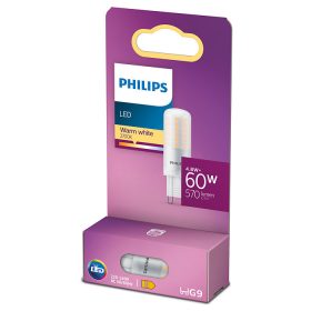 LED izzó G9 KAPSZULA 4,8W = 60W 570lm 2700K meleg PHILIPS