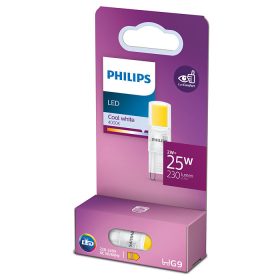 LED izzó G9 KAPSZULA 2W = 25W 230lm 4000K Semleges PHILIPS