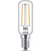 LED izzó E14 T25 2.1W = 25W 250lm 2700K meleg izzószál PHILIPS