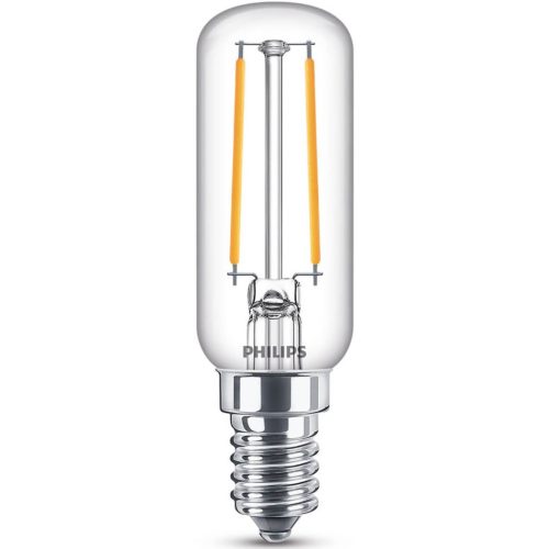 LED izzó E14 T25 2.1W = 25W 250lm 2700K meleg izzószál PHILIPS