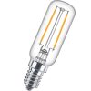 LED izzó E14 T25 2.1W = 25W 250lm 2700K meleg izzószál PHILIPS