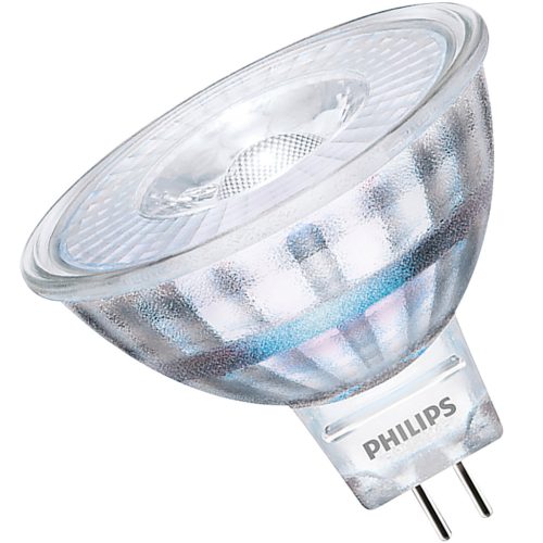 LED izzó GU5.3 MR16 4.4W = 35W 345lm 2700K Meleg 36° 12V PHILIPS