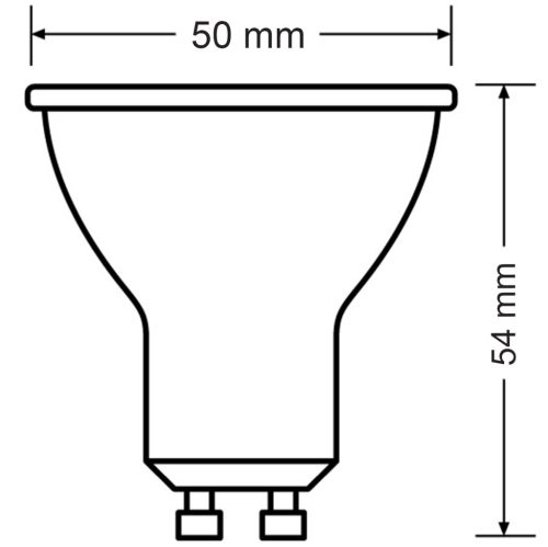 LED izzó GU10 3.5W = 35W 265lm 3000K Meleg 36°-os spotlámpa PHILIPS