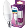 LED izzó E14 B35 7W = 60W 806lm 2700K meleg PHILIPS