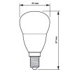 LED izzó Globe E14 P45 5W = 40W 470lm 2700K meleg PHILIPS
