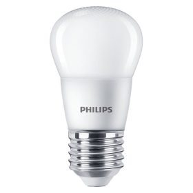LED izzó Globe E27 P45 5W = 40W 470lm 2700K meleg PHILIPS
