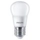 LED izzó Globe E27 P45 5W = 40W 470lm 2700K meleg PHILIPS