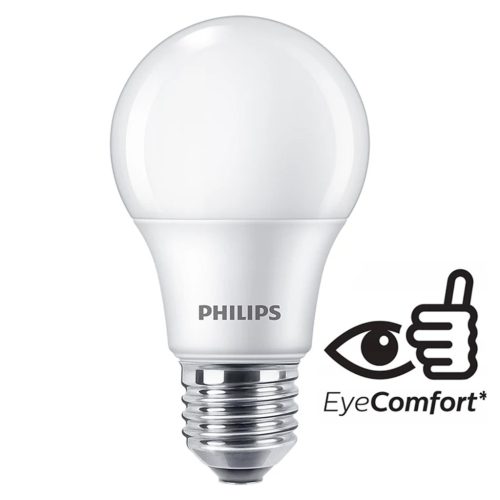 LED izzó E27 A60 4,2W = 40W 470lm 6500K hideg fehér PHILIPS