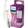 LED izzó E14 BA35 2W = 25W 250lm 2700K meleg izzószál PHILIPS