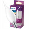 LED láng izzó E14 BA35 2,2W = 25W 250lm 2700K meleg izzószálas tejszerű PHILIPS