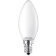 LED gyertyakörte E14 B35 6.5W = 60W 806lm 2700K meleg izzószál tejes PHILIPS