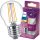 LED izzó E27 P45 4.3W = 40W 470lm 2700K meleg izzószál PHILIPS