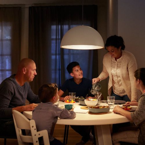 LED izzó E27 P45 4.3W = 40W 470lm 2700K meleg izzószál PHILIPS