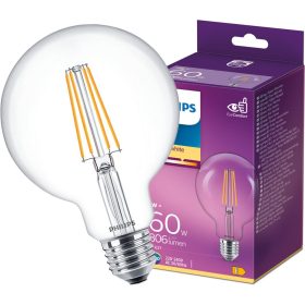 LED izzó E27 G93 7W = 60W 806lm 2700K meleg PHILIPS