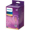 LED izzó E27 G93 7W = 60W 806lm 2700K meleg PHILIPS