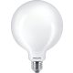 LED izzó Globe E27 G120 7W = 60W 806lm 2700K meleg izzószál tejszerű PHILIPS