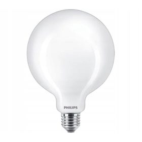   LED izzó Globe E27 G120 10,5W = 100W 1521lm 4000K semleges izzószál tejszerű PHILIPS