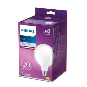   LED izzó E27 gömb alakú G120 13W = 120W 2000lm 4000K semleges izzószálas LED Classic Philips