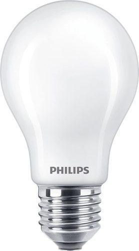 2 db LED izzó készlet E27 A60 4,5W = 40W 470lm 2700K meleg izzószál tejes PHILIPS