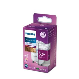   LED halogén izzó GU10 PAR16 4W = 50W 350lm 4000K semleges 36° PHILIPS szabályozható